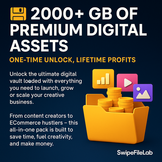 2000+ GB Mega Digital Bundle – PLR + MRR | Resell & Rebrand | Instant Passive Income Kit