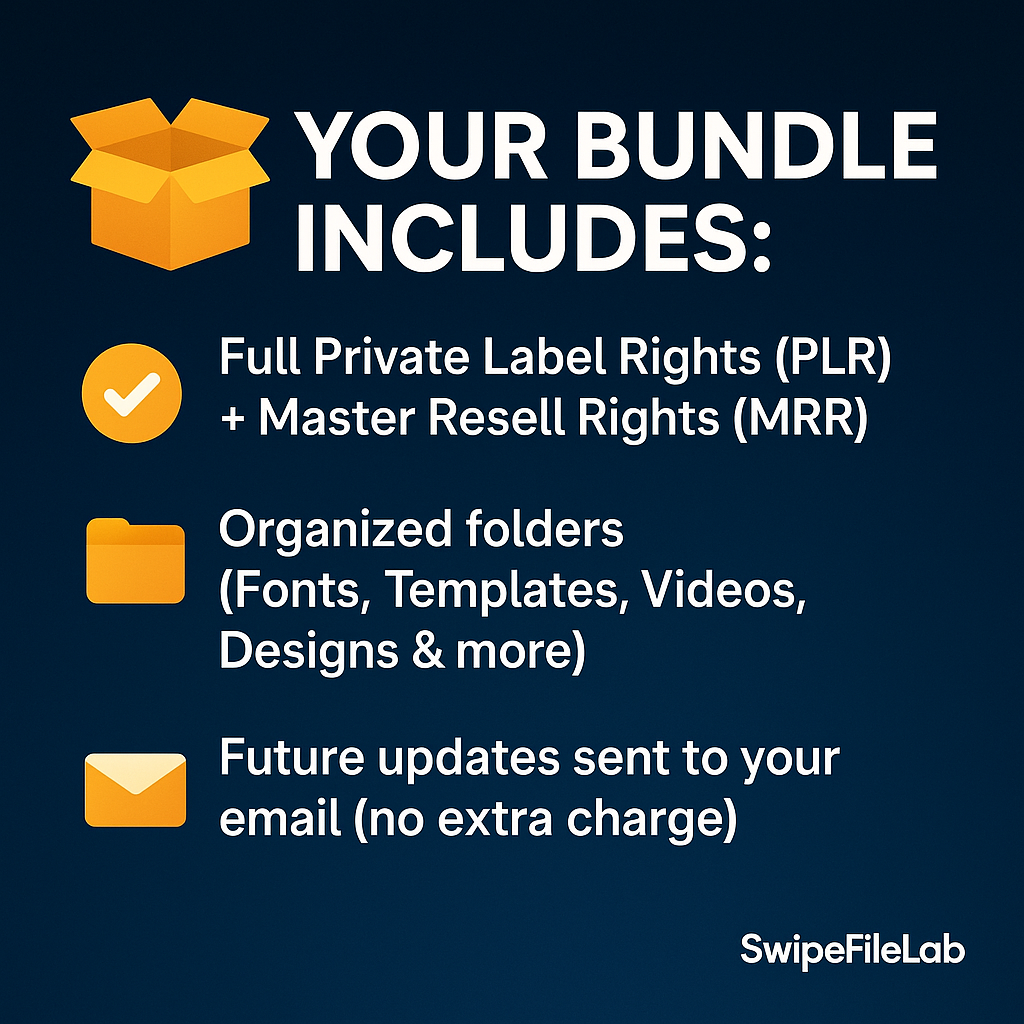2000+ GB Mega Digital Bundle – PLR + MRR | Resell & Rebrand | Instant Passive Income Kit