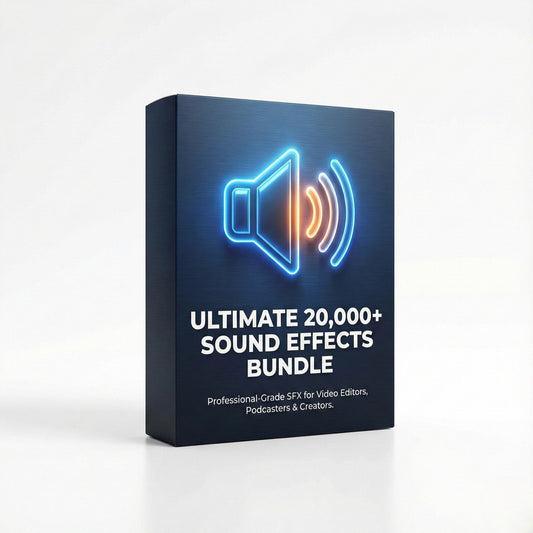The Ultimate 20,000+ Pro Sound Effects Bundle | Royalty-Free Audio Library
