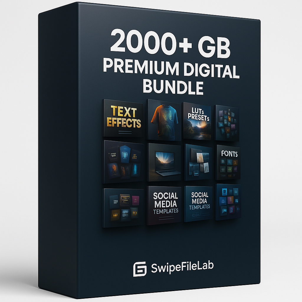 2000+ GB Mega Digital Bundle – PLR + MRR | Resell & Rebrand | Instant Passive Income Kit