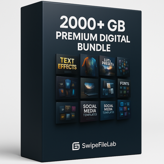 2000+ GB Mega Digital Bundle – PLR + MRR | Resell & Rebrand | Instant Passive Income Kit
