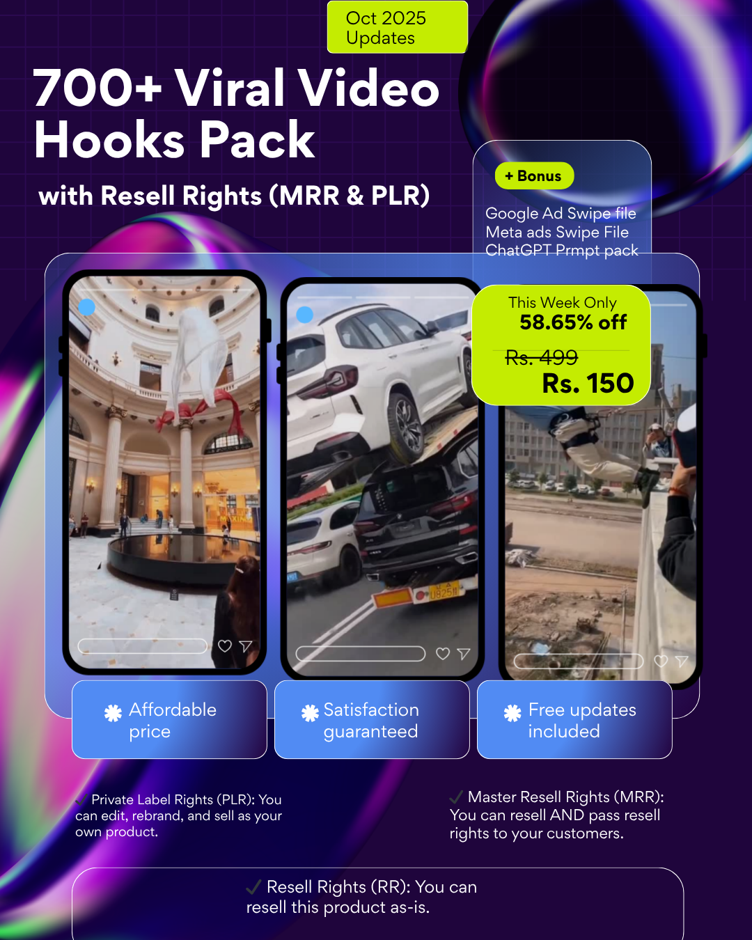 Viral Hook Video Vault with Resell Rights