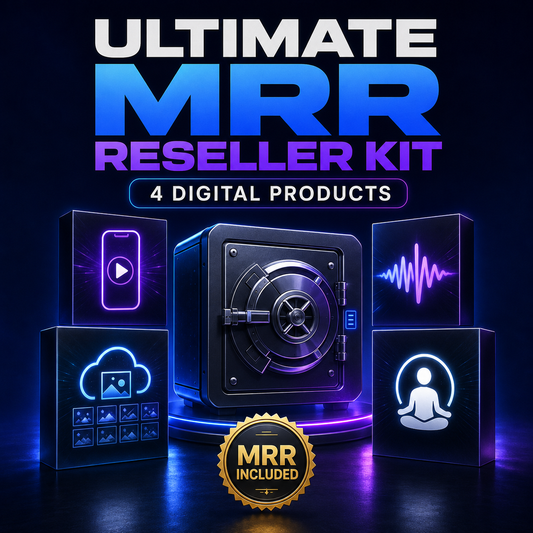 Ultimate MRR Reseller Kit — 4 digital products with MRR included